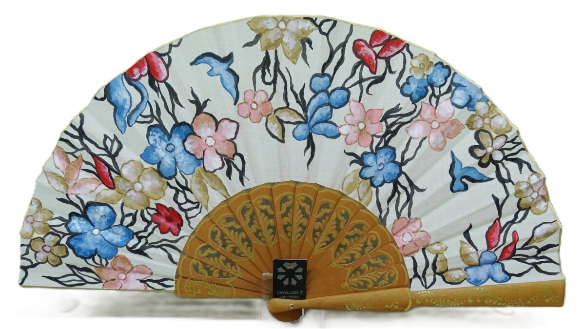 Abanico de flores de cerezo