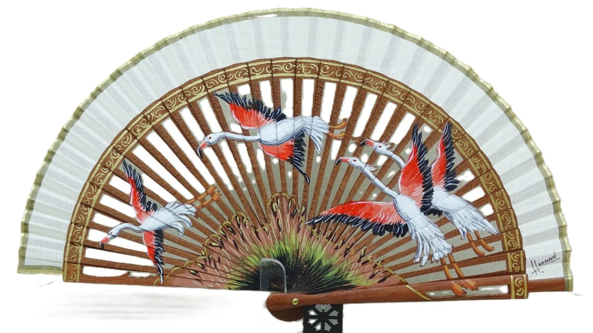 Abanico de flamencos