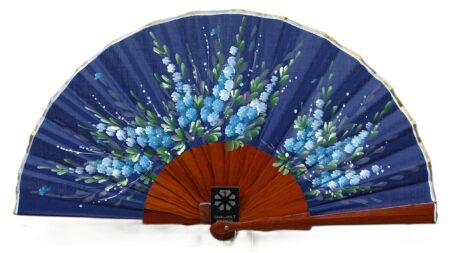 Abanico de colores azul