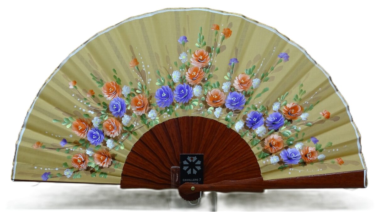 Abanico de colores beige - Imagen 2
