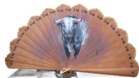 Baraja con pintura de toro