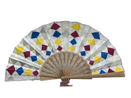 Abanico moderno diamante